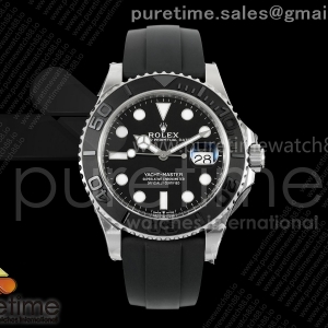 VF V공장 롤렉스 요트마스터 42미리 세라믹베젤 블랙다이얼 블랙러버스트랩 Yacht-Master 42mm 226659 VF 1:1 Best Edition 3D Black Ceramic Bezel on Oysterflex Strap DD3235