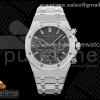 ZF V2 오데마피게 로얄오크 크로노 26420 그린다이얼 블루러버스트랩 프리스프렁 Royal Oak Chrono 26240 SS ZF 1:1 Best Edition Green Dial on SS Bracelet SA4401 Super Clone V2 (Free Sprung)
