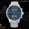 APSF IWC 포르투기저 크로노 IW3716 블루다이얼 스틸브레이슬릿 Portugieser Chrono IW3716 APSF 1:1 Best Edtion Blue Dial on SS Bracelet DD69355 Super Clone