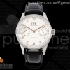 APSF IWC 포르투기저 오토매틱 42미리 IW502701 화이트다이얼 골드핸즈 블랙가죽스트랩 Portugieser Automatic 42mm SS APSF 1:1 Best Edition White Dial RG Marker on Black Leather Strap A52011