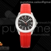 BBF 파텍필립 아쿠아넛 5167 그레이다이얼 레드러버스트랩 Aquanaut 5167 SS Singapore BBF 1:1 Best Edition Gray Dial on Red Rubber Strap DD324 Super Clone