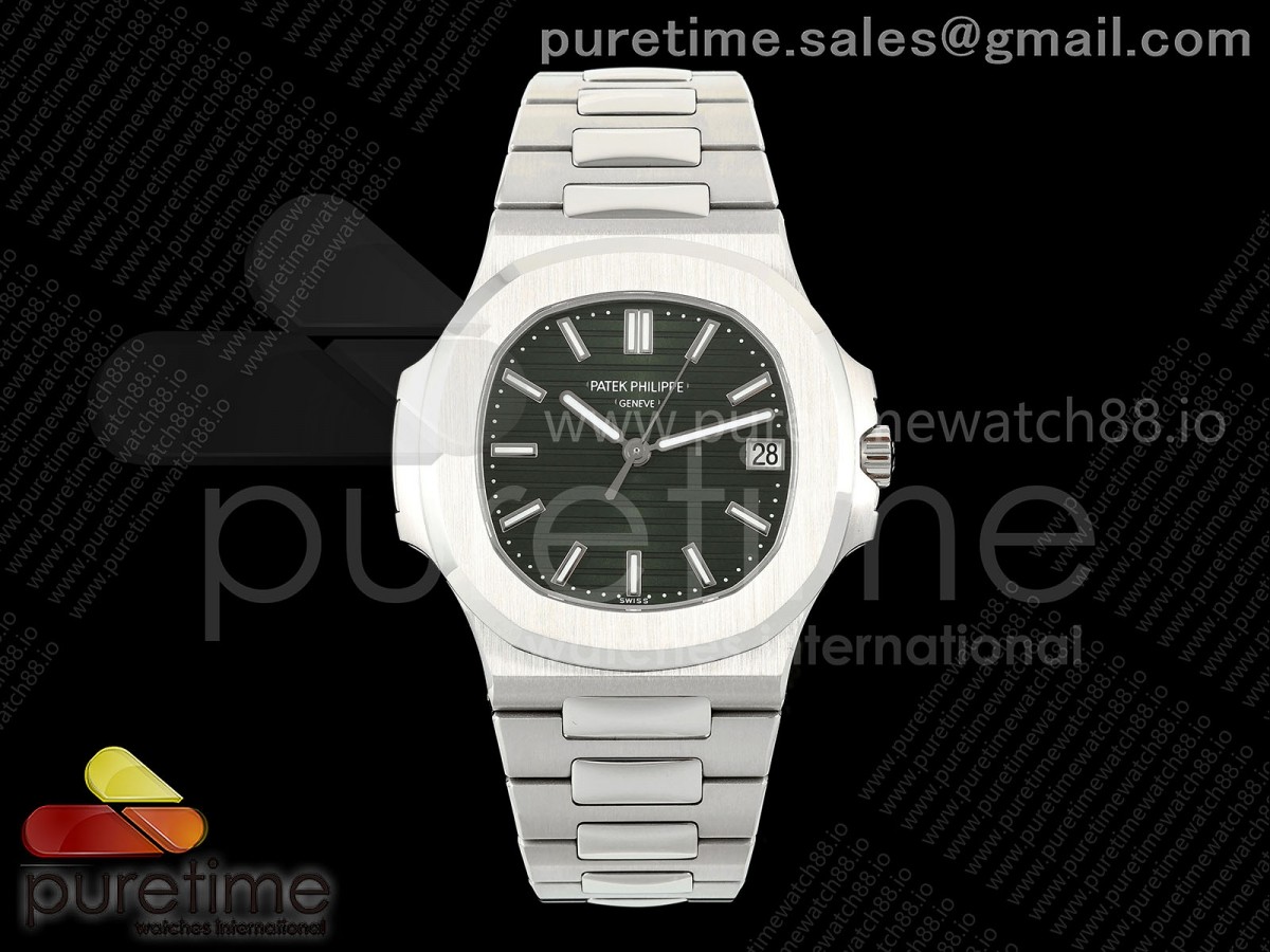 BBF 파텍필립 노틸러스 5711 그린다이얼 스틸브레이슬릿 Nautilus 5711 BBF 1:1 Best Edition Green Dial on SS Bracelet DD324 Super Clone