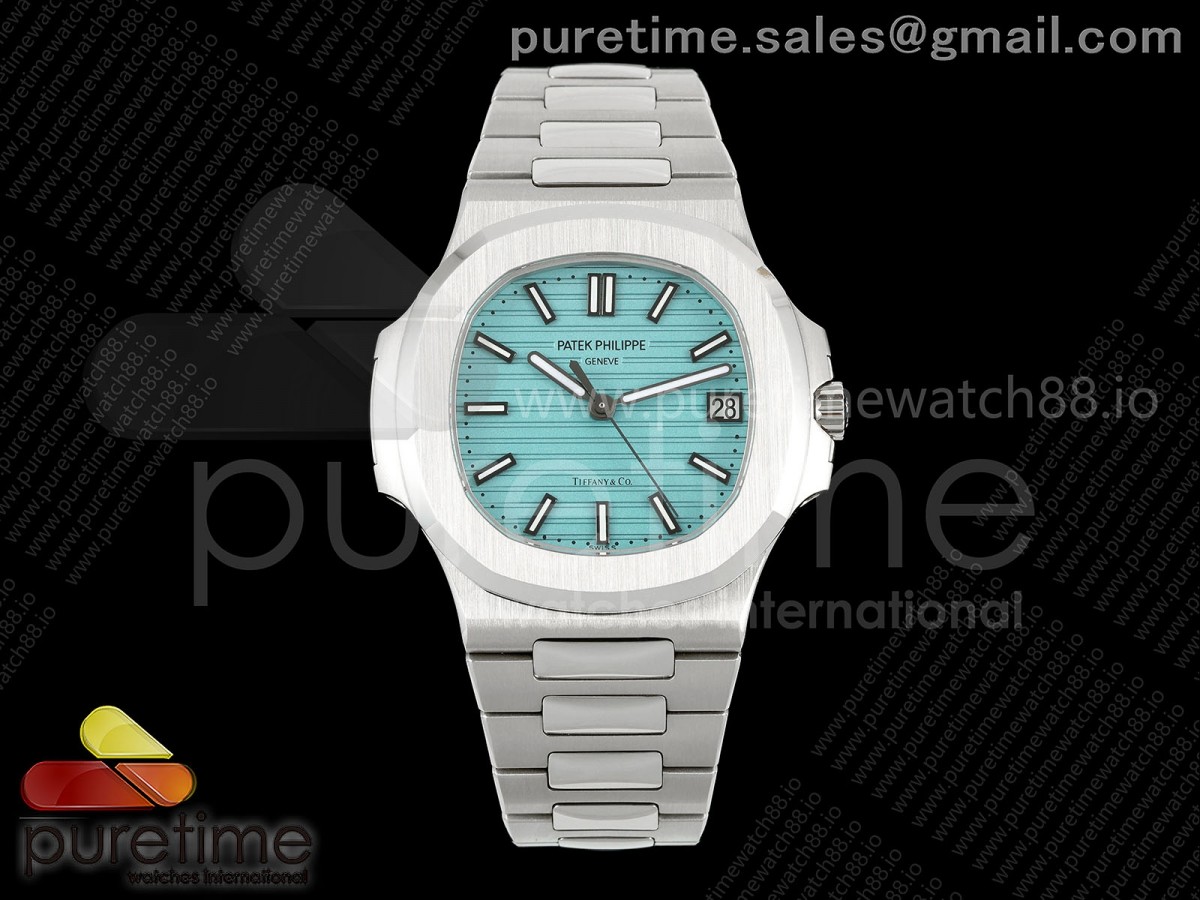 BBF 파텍필립 노틸러스 5711 티파니블루다이얼 스틸브레이슬릿  Nautilus 5711 BBF 1:1 Best Edition Tiffany Blue Dial on SS Bracelet DD324 Super Clone