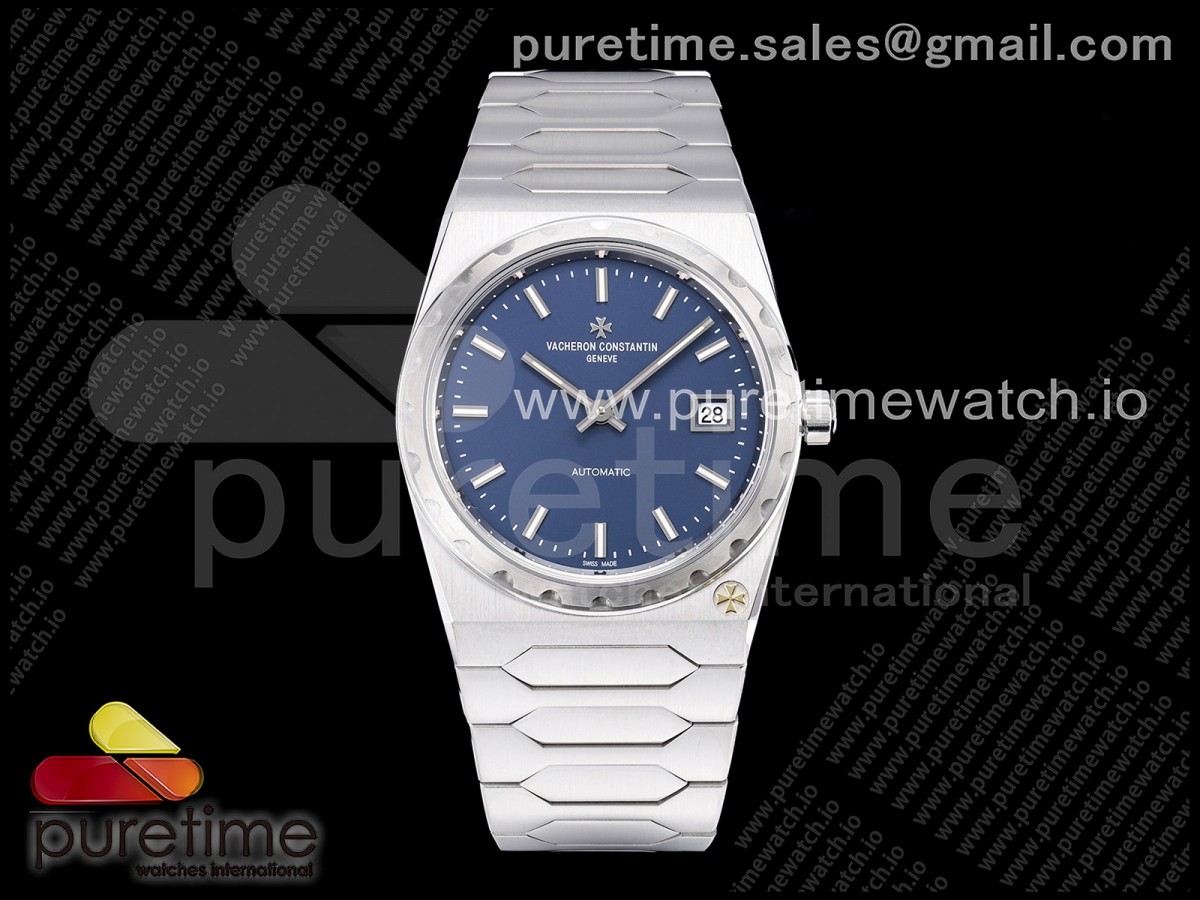 PPF/ZF 바쉐론콘스탄틴 히스토릭222 블루다이얼 스틸브레이슬릿 Historiques 222 SS PPF 1:1 Best Edition Blue Dial on SS Bracelet A2455