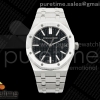 DDF 오데마피게 로얄오크 15510 블랙다이얼 스틸브레이슬릿 Royal Oak 41mm 15510 SS DDF 1:1 Best Edition Black Dial on SS Bracelet DD4302 Super Clone