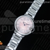 AF 발롱블루 33미리 핑크다이얼 스틸 브레이슬릿 Ballon Bleu 33mm SS AF 1:1 Best Edition Pink Textured Dial on SS Bracelet Jap Quartz