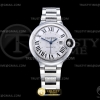 V6F V7 발롱블루 33미리 오트매틱 화이트다이얼 스틸 브레이슬릿 Balon Bleu Ladies 33mm SS/SS Wht V6F V7 Jap NH05