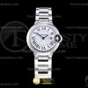 V6F V7 발롱블루 28미리 화이트다이얼 스틸 브레이슬릿 Balon Bleu Ladies 28mm SS/SS Wht V6F V7 Swiss Qtz