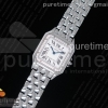 GF 팬더 시크릿 27미리 화이트다이얼 다이아베젤 스틸브레이슬릿 Panthère Secrete Ladies SS GF 1:1 Best Edition White Dial Diamonds Bezel on SS Bracelet Ronda Quartz