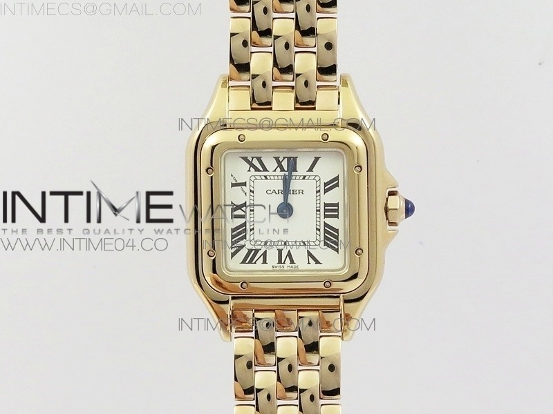 8848F 팬더 시크릿 22미리 화이트다이얼 로즈골드금통 브레이슬릿 Panthère Secrete Ladies 22mm RG 8848F 1:1 Best Edition White Dial on RG Bracelet Ronda Quartz