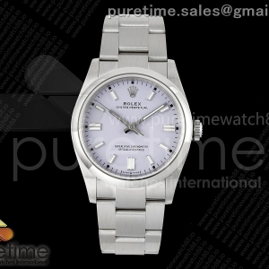 (NEW) VSF V2 롤렉스 오이스터 퍼페츄얼36 퍼플다이얼 스틸브레이슬릿  Oyster Perpetual 126000 36mm VSF 1:1 Best Edition 904L Steel Purple Dial VS3230 V2