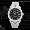 (NEW) VSF V2S 롤렉스 데이저스트41 블랙다이얼 스틸브레이슬릿 프리스프렁 133g  DateJust 41 126334 904L SS VSF 1:1 Best Edition Black Stick Dial on Jubilee Bracelet VS3235v2 V2s (133g)