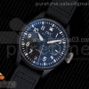 ZF IWC 빅파일럿 리얼세라믹 블랙다이얼 블랙카프스킨스트랩 Big Pilot Real PR IW502001 Real Ceramic ZF 1:1 Best Edition on Black Calfskin Strap A51111