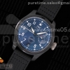 ZF V2 IWC 빅파일럿 리얼세라믹 부띠끄 로데오 드라이브 블랙카프스킨스트랩Big Pilot Real PR IW502003 Real Ceramic “BOUTIQUE RODEO DRIVE” ZF 1:1 Best Edition on Black Calfskin Strap A51111 V2