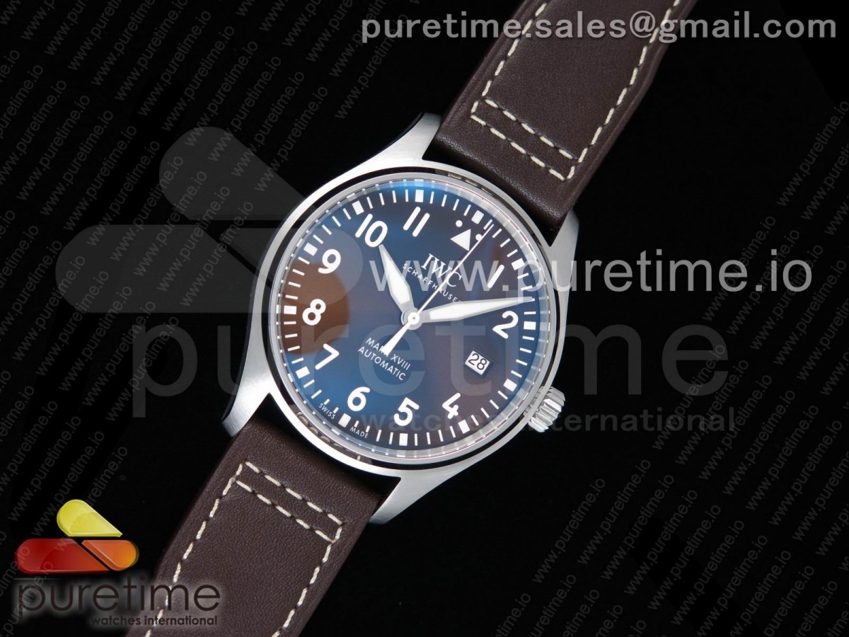 MKF IWC 마크18 생텍쥐페리에디션 브라운다이얼 브라운가죽스트랩 MARK XVIII ANTOINE DE SAINT EXUPÉRY IW327003 SS MKS 1:1 Best Edition on Brown Leather MIYOTA 9015