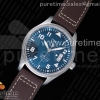 MKF V2 IWC 마크17 어린왕자에디션 블루다이얼 브라운가죽스트랩 Mark XVII IW327004 Le Petit Prince MKS 1:1 Best Edition Blue Dial on Brown Leather Strap MIYOTA 9015 V2
