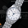 V7F IWC 마크18 화이트다이얼 스틸브레이슬릿 Mark XVIII V7F 1:1 Best Edition White Dial on SS Bracelet Swiss ETA2892