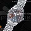 V7F IWC 마크18 브라운다이얼 스틸브레이슬릿 Mark XVIII V7F 1:1 Best Edition Brown Dial on SS Bracelet Swiss ETA2892