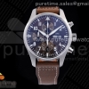 ZF V2 IWC 파일럿 크로노 브라운다이얼 브라운가죽스트랩 Pilot Chronograph IW377713 ZF 1:1 Best Edition Brown Dial on Brown Leather Strap A7750 V2