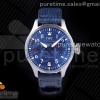 ZF IWC 빅파일럿 부띠끄런던 블루다이얼 블루가죽스트랩 Big Pilot IW501008 "Boutique London" SS ZF Best Edition Blue Dial on Blue Leather Strap A52010
