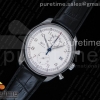 ZF IWC 포르투기저 크로노 클래식42 화이트다이얼 블랙가죽스트랩 Portugieser Chrono Classic 42 IW390403 ZF 1:1 Best Edition White Dial Blue Hand on Black Leather Strap A7750