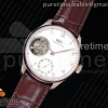ZF IWC 포르투기저 투어빌론 로즈골드 화이트다이얼 브라운가죽스트랩 Portuguese Tourbillon IW5463 RG ZF Best Edition White Dial on Brown Leather Strap