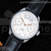 YLF V2 IWC 포르투기저 애뉴얼 캘린더 화이트다이얼 골드핸즈 블랙가죽스트랩 Portuguese Real PR Real Annual Calendar IW5035 YLF 1:1 Best Edition White Dial YG Markers on Black Leather Strap A52850 V2