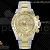 NOOBF V4 롤렉스 데이토나 옐로우골드콤비 8포인트 골드다이얼 Daytona 116503 YG/SS Two Tone Noob 1:1 Best Edition 904L SS Case and Bracelet YG Diamonds Dial SA4130