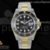 EWF 롤렉스 서브마리너 콤비 41미리 블랙다이얼 스틸브레이슬릿 흑콤 Submariner 41mm 126613 LN SS/YG EWF Black Dial on SS/YG Bracelet A3235