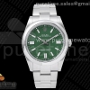 GMF 롤렉스 오이스터 퍼페츄얼 41미리 그린다이얼 스틸브레이슬릿 Oyster Perpetual 41mm 124300 GMF 1:1 Best Edition 904L Steel Green Dial on SS Bracelet SA3230