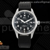 ZF IWC 파일럿 마크20 블랙다이얼 블랙가죽스트랩 Pilot Mark XX IW328201 ZF 1:1 Best Edition Black Dial on Black Leather Strap A32111