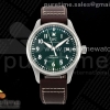 ZF IWC 파일럿 마크20 그린다이얼 브라운가죽스트랩 Pilot Mark XX IW328205 ZF 1:1 Best Edition Green Dial on Brown Leather Strap A32111