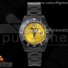 OXF 롤렉스 서브마리너 코베 PVD블랙 옐로우다이얼 스틸브레이슬릿 Submariner KOBE Watch PVD OXF Best Edition Yellow Dial on PVD Bracelet A2824
