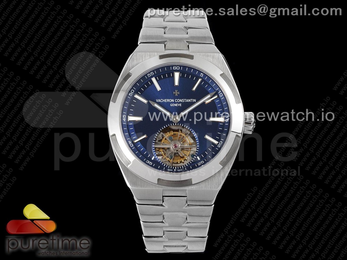 EURF 콘스탄틴 오버시즈 뚜르비옹 투어빌론 블루다이얼 스틸브레이슬릿 Traditionnelle Tourbillon SS EURF Best Edition Blue Dial on SS Bracelet