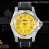 GF V2 브라이틀링 어벤저2 씨울프 옐로우아라빅다이얼 블랙나일론스트랩 Avenger II Seawolf SS GF 1:1 Best Edition Yellow Arabic Dial on Black Nylon Strap A2824 V2