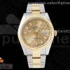 (NEW) VSF 롤렉스 데이저스트 콤비 샴페인골드다이얼 오이스터브레이슬릿 데젓41 DateJust 41 126333 904L SS/YG VSF 1:1 Best Edition YG Dial on Oyster Bracelet VS3235