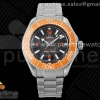 (NEW) VSF 오메가 씨마스터 6000M 울트라 딥 오렌지베젤 브라운다이얼 스틸브레이슬릿 Seamaster 6000M Ultra Deep SS VSF 1:1 Best Edition Brown Dial Orange Bezel on SS Bracelet A8912 Super Clone