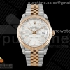 (NEW) VSF 롤렉스 데이저스트41 로즈골드콤비 실버텍스쳐다이얼 쥬빌레브레이슬릿 데젓41 DateJust 41 126331 904L SS VSF 1:1 Best Edition Silver Textured Dial on Jubilee Bracelet VS3235