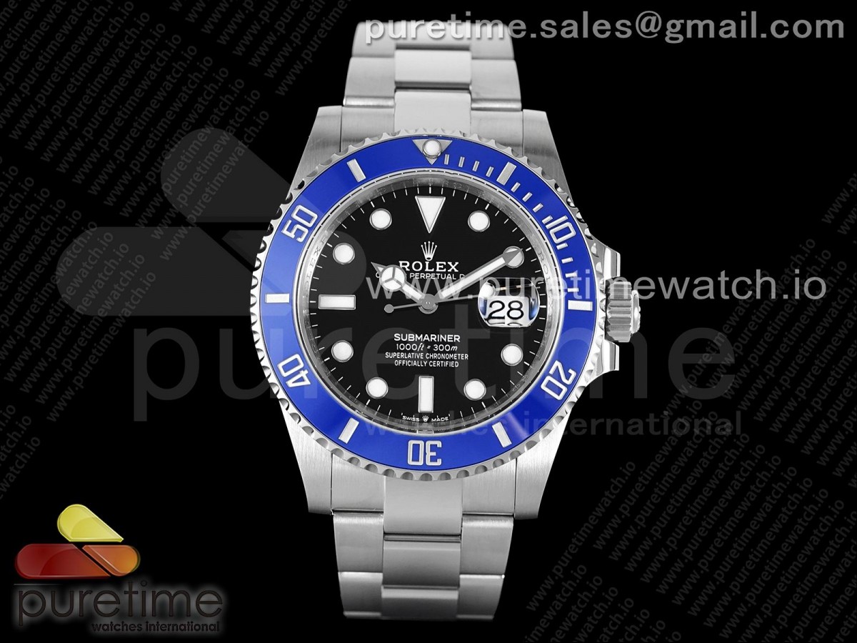 (NEW) VSF 롤렉스 서브마리너 신형 블랙다이얼 블루인서트 스틸브레이슬릿 Submariner 41mm 126619 LB Blue Ceramic 904L Steel VSF 1:1 Best Edition VS3235