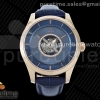 JBF 오메가 드빌 뚜르비옹 로즈골드 블루다이얼 블루가죽스트랩 De Ville Tourbillon RG JBF Best Edition Blue Dial on Blue Leather Strap