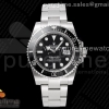 ZRF 롤렉스 서브마리너 블랙다이얼 스틸브레이슬릿  Submariner 116610 LN Black Ceramic ZRF 1:1 Best Edition on SS Bracelet VR3135 (CF Bezel)