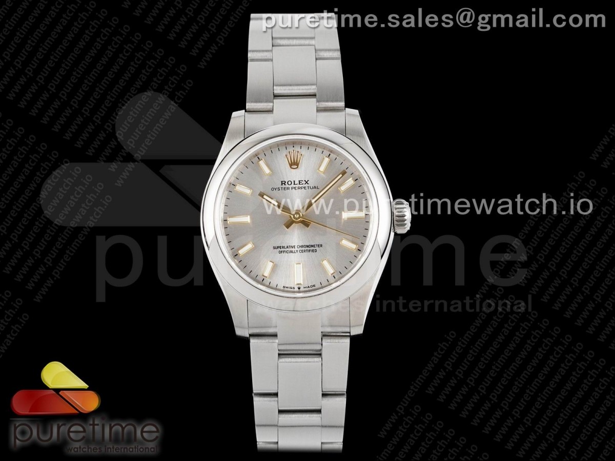 EWF 롤렉스 오이스터퍼페츄얼 실버다이얼 스틸브레이슬릿 Oyster Perpetual 31mm 277200 EWF Best Edition Silver Dial on SS Bracelet 6T15