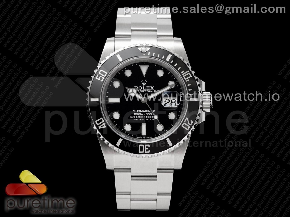 (NEW) VSF 롤렉스 신형 서브마리너 블랙다이얼 스틸브레이슬릿 Submariner 41mm 126610 LN Black Ceramic 904L Steel VSF 1:1 Best Edition VS3235