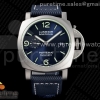 (NEW) VSF 파네라이 티타늄 44미리 PAM1117 블루다이얼 블루나일론스트랩 PAM1117 Titanium VSF 1:1 Best Edition Blue Dial on Blue Kevlar Composite Strap P.9010 Clone (Free leather strap)