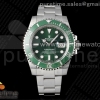 (NEW) VSF 롤렉스 서브마리너 그린 헐크 그린다이얼 스틸브레이슬릿 Submariner 116610 LV Green Ceramic 904L Steel VSF 1:1 Best Edition VS3135