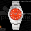 EWF 롤렉스 오이스터 퍼페츄얼 레드다이얼 스틸브레이슬릿 Oyster Perpetual 41mm 124300 EWF Best Edition Red Dial on SS Bracelet A3230