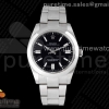 EWF 롤렉스 오이스터 퍼페츄얼 블랙다이얼 스틸브레이슬릿 Oyster Perpetual 41mm 124300 EWF Best Edition Black Dial on SS Bracelet A3230