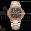 PF 파텍필립 노틸러스 5712 로즈골드 브라운다이얼 스틸브레이슬릿 Nautilus 5712 RG PF Best Edition Brown Dial on RG Bracelet A23J