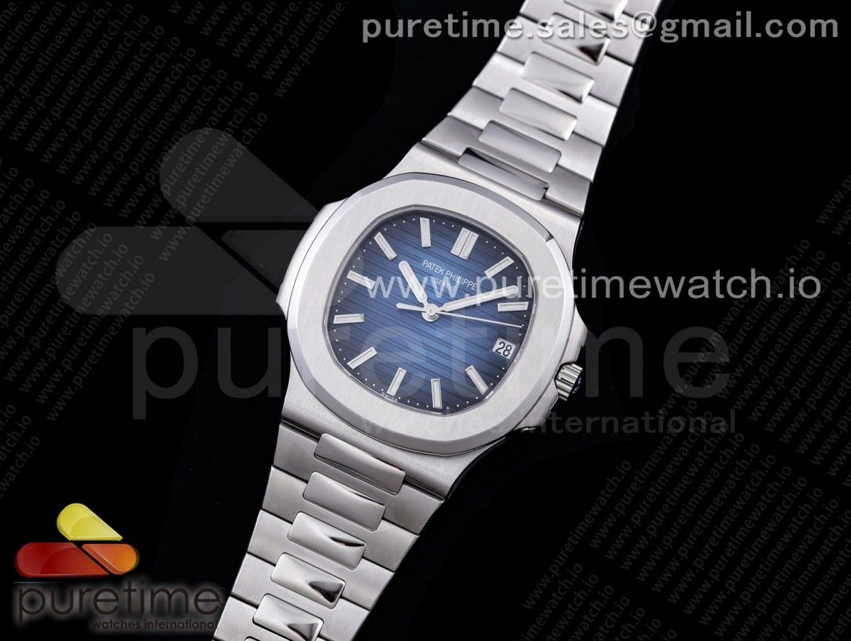 GRF 파텍필립 노틸러스 5711 블루다이얼 스틸브레이슬릿 Nautilus 5711 SS GRF 1:1 Best Edition Blue Textured Dial on SS Bracelet 324CS