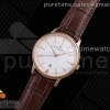OXF 콘스탄틴 패트리모니 데이트 로즈골드 화이트다이얼 브라운가죽스트랩 Patrimony Date RG OXF 1:1 Best Edition White Dial on Brown Leather Strap MIYOTA 9015